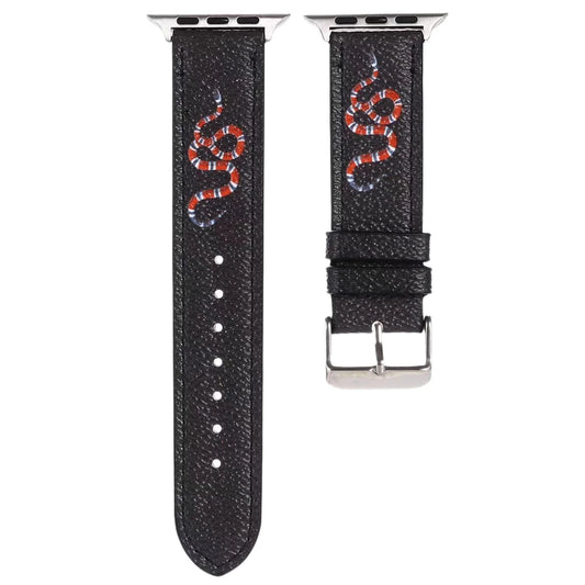 Designer Leather Strap for Apple Watch S10/9/8/7/6/se/ultra2