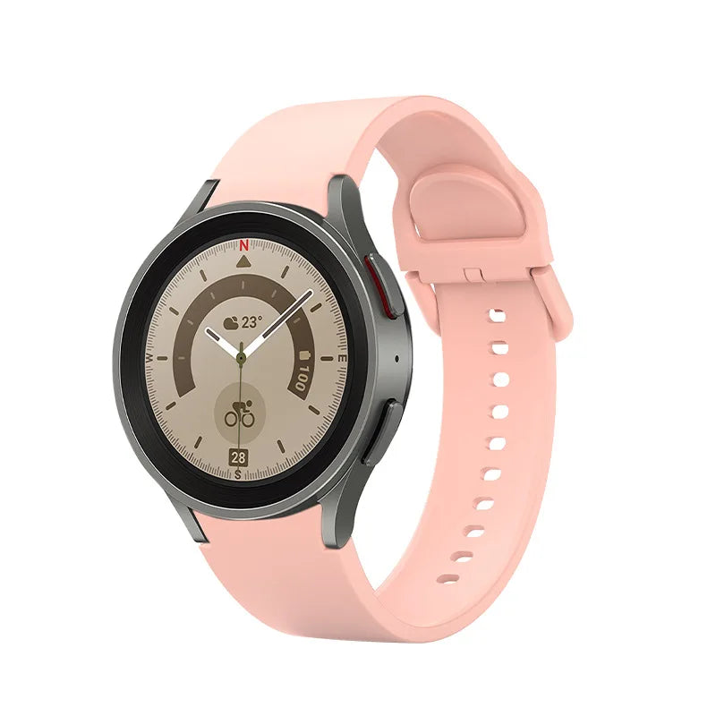 Silicone Strap for Samsung Galaxy Watch 7 6 5 4 44mm 40mm 5 Pro Sports