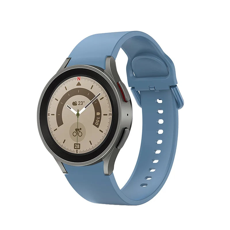Silicone Strap for Samsung Galaxy Watch 7 6 5 4 44mm 40mm 5 Pro Sports