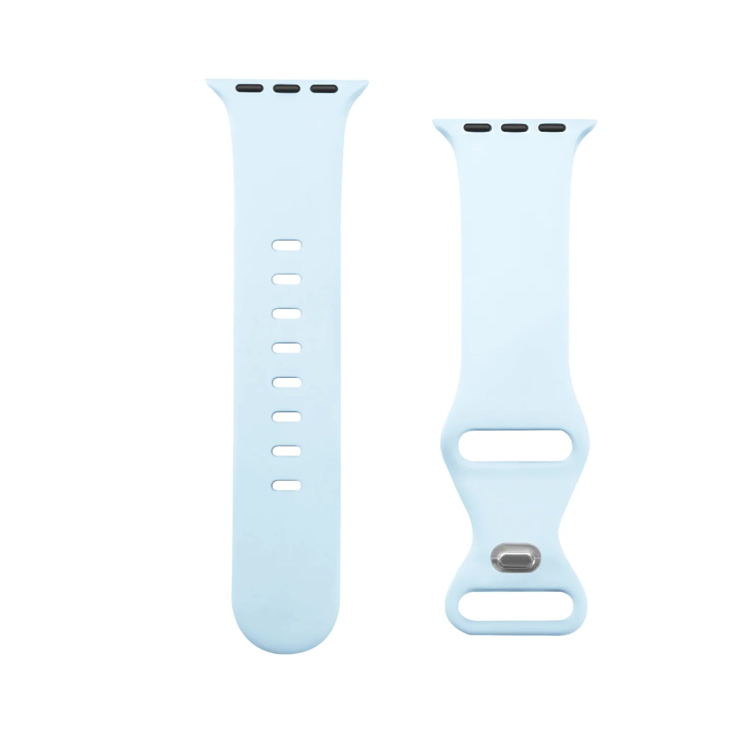 Soft Silicone Sport Smart Watch Band Compatible for Apple Watch Series 10\9\8\7\6\5\4