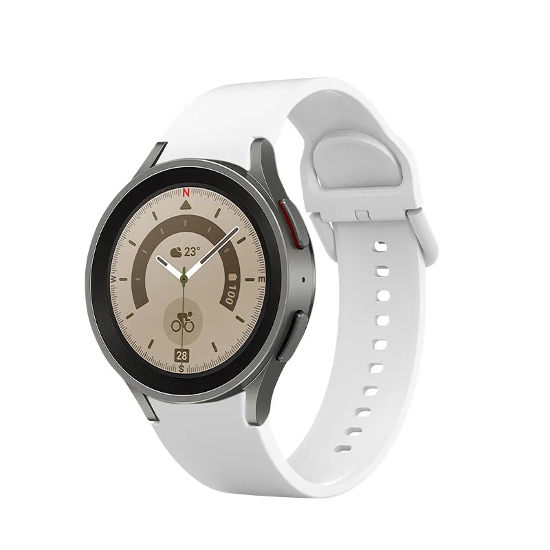 Silicone Strap for Samsung Galaxy Watch 7 6 5 4 44mm 40mm 5 Pro Sports