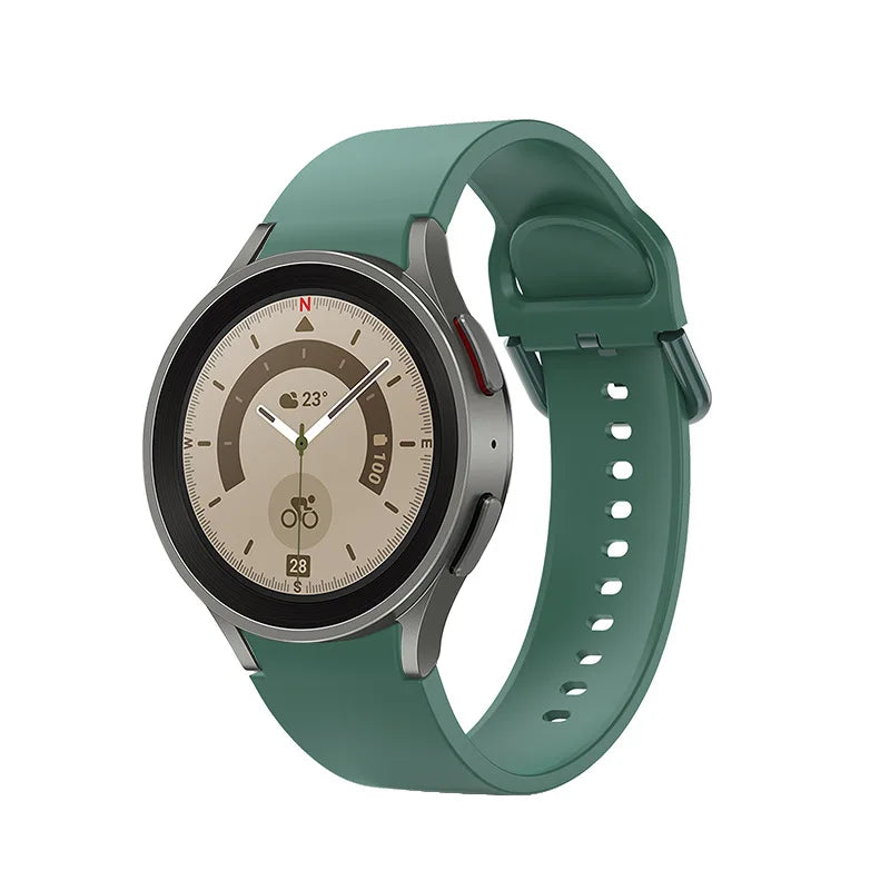 Silicone Strap for Samsung Galaxy Watch 7 6 5 4 44mm 40mm 5 Pro Sports