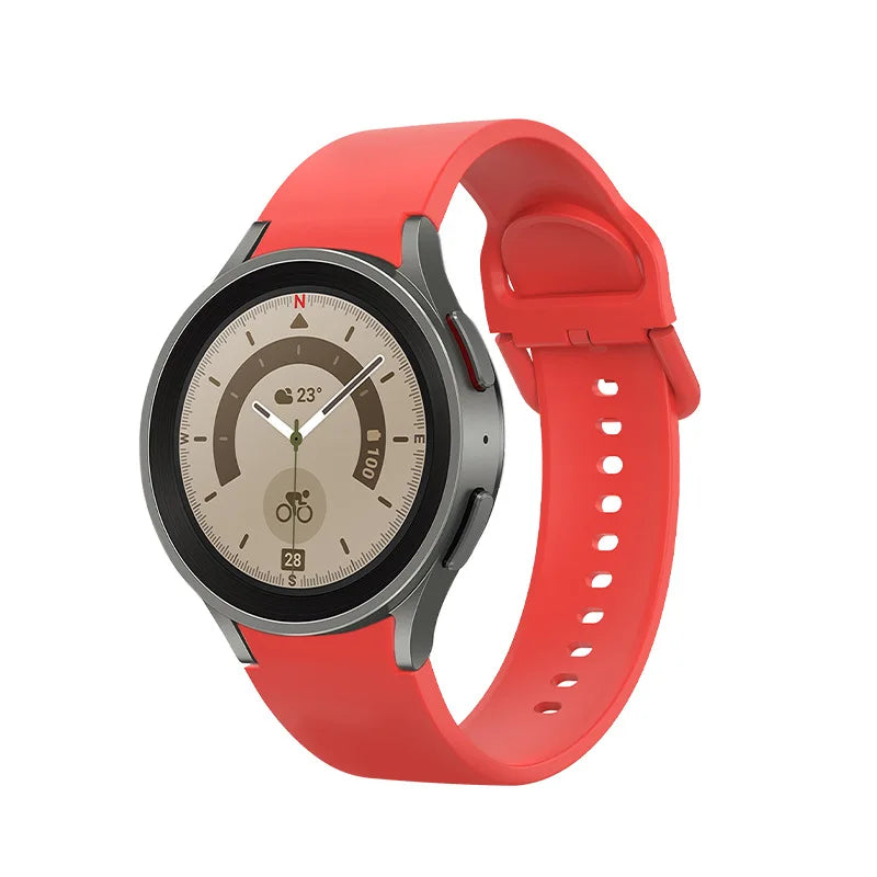 Silicone Strap for Samsung Galaxy Watch 7 6 5 4 44mm 40mm 5 Pro Sports